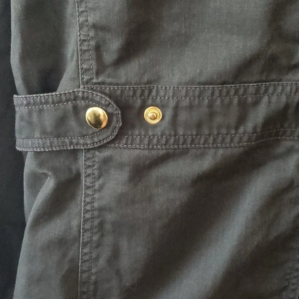 J.Crew Women's Utility Jacket Size Small Army Green Waxed